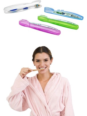 By Nevser Lux Çanta Içi Hijyenik Seyahat Tipi Diş Fırçası Koyma Kutusu