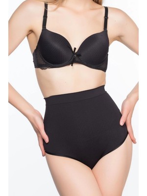 MTM My The Mall Giyim Siyah Mı Emay 2054 Masajlı String Korse