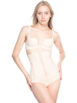 MTM My The Mall Giyim Ten Mı Emay 2886 Yüksek Bel Tül Slip Lazer Korse