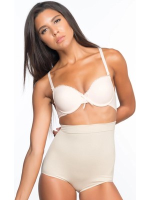 MTM My The Mall Giyim Ten Mı Emay 2057 Yüksek Bel Masajlı Slip Korse