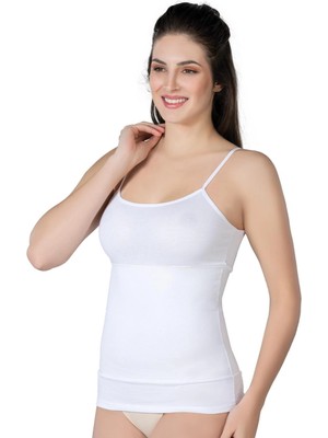 MTM My The Mall Giyim Beyaz Mı Emay 1401 Modal Cotton Kadın Atlet Korse