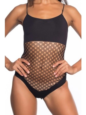 MTM My The Mall Giyim Siyah Mı Emay 5041 Fantazi Body
