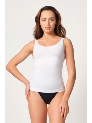 MTM My The Mall Giyim Beyaz Mı Emay 5025 Atlet Korse