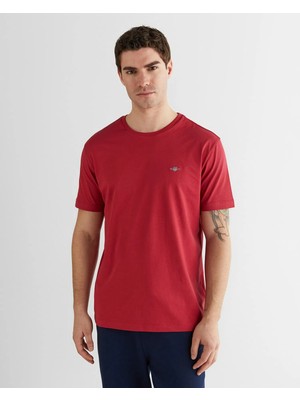 Gant Bisiklet Yaka Erkek Basic T-Shirt