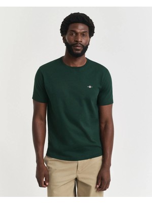 Gant Bisiklet Yaka Erkek Basic T-Shirt