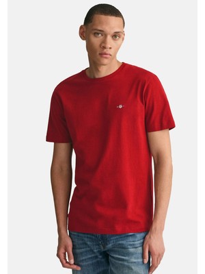Gant Bisiklet Yaka Erkek Basic T-Shirt
