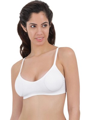 MTM My The Mall Giyim Beyaz Mı Emay 4020 Pedli Ince Askılı Büstiyer