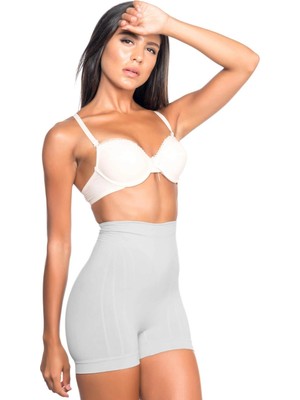 MTM My The Mall Giyim Ekru Mı Emay 7027 Düşük Bel Boxer Korse