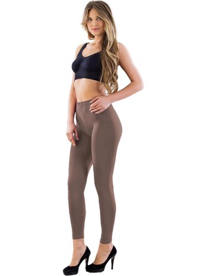 MTM My The Mall Giyim Kahve Mı Emay 7700 Likralı Uzun Battal Tayt