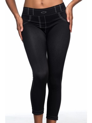 MTM My The Mall Giyim Siyah Mı Emay 3801 Soft Kot Tayt