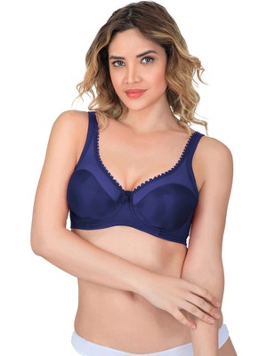 MTM My The Mall Giyim Lacivert  Mı Emay 169 C Basic Balenli Toparlayıcı Sütyen