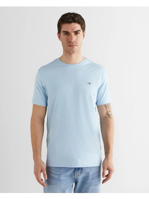 Gant Bisiklet Yaka Erkek Basic T-Shirt