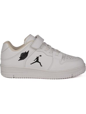 Cool Haykat Çocuk Bantlı Sneaker Beyaz