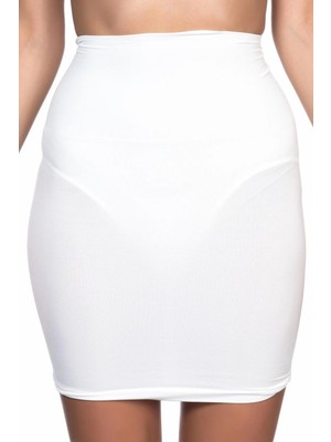 MTM My The Mall Giyim Beyaz Mı Emay 2050 Külotlu Jüpon Korse