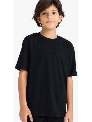 DeFacto Regular Fit Bisiklet Yaka Kısa Kollu Tişört Erkek Çocuk K1687A626SM