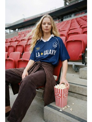 DeFacto MLS Oversize Polo Yaka Tişört G9322AX26SP