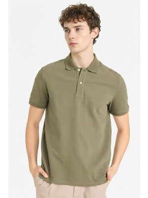DeFacto Regular Fit %100 Pamuk Polo Tişört E9504AX26SP