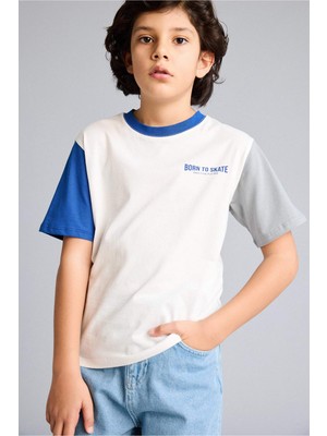 DeFacto Baskılı Tişört Erkek Çocuk G8230A826SM