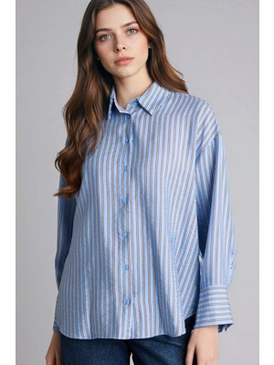 DeFacto Relax Fit Baskılı Uzun Kollu Tunik C5629AX26SP