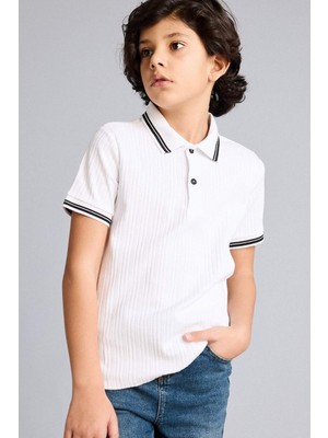 DeFacto Polo Tişört Erkek Çocuk G9396A826SM
