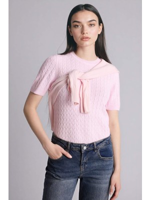 DeFacto Regular Fit Kısa Kollu Kazak D3306AX26SP