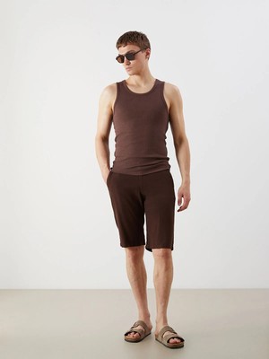 Lc Waikiki Yeni Sezon Standart Kalıp Keten Görünümlü Erkek Şort