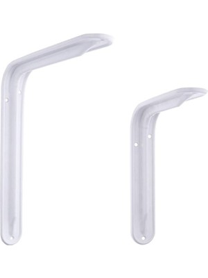 Raf Altı Demir, 5x6 Cm, Beyaz, 1 Adet