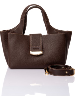 Markopal 3 Bölmeli Kadın Omuz Çantası - Çift Fermuarlı, Ayarlanabilir Askılı Günlük Kol Çantası