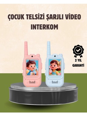 K-Yonlineticaret Görüntülü Walkie Talkie Çocuklar Için Video Interkomlu Oyuncak