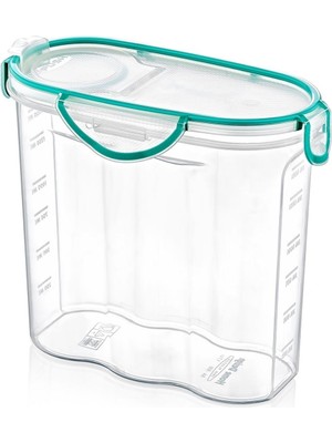 Roichil Kilitli Kapaklı Contalı Hava,su Sıvı Geçirmez 1,7 Litre Erzak Saklama