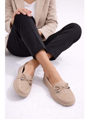 Slipcat Kadın Comfort Taban Ortopedik Loafer Günlük Genç Anne Ayakkabı Babet
