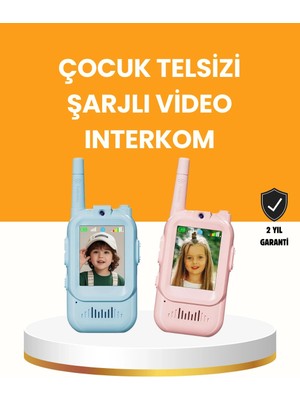 K-Yonlineticaret Uzun Menzilli Video Walkie Talkie Eğitici ve Eğlenceli Oyuncak