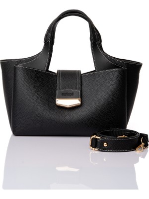 Markopal 3 Bölmeli Kadın Omuz Çantası - Çift Fermuarlı, Ayarlanabilir Askılı Günlük Kol Çantası