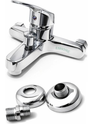 Krom Banyo Bataryası 2 Yıl Bire Bir Değişim Garantili Banyo Musluğu