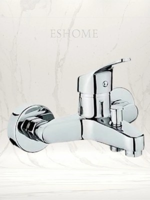 Elite Banyo Bataryası Musluğu Pirinç Gövde Sıcak Soğuk Çift Girişli Krom Seri