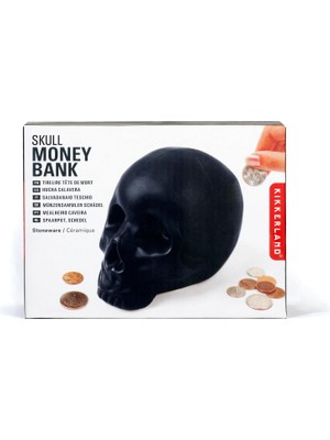 Velora KIK-PB16 Kumbara- Kafatasi, Siyah