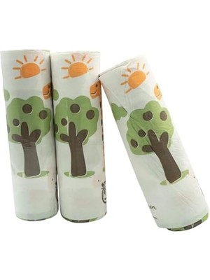 Velora Tek Kullanımlık Pratik Masa Aktivite Kullan At Piknik Kamp Örtüsü 100X120 Desen 3'lü Rulo Sıvı Geçirmez, Çocuk Parti Örtüsü