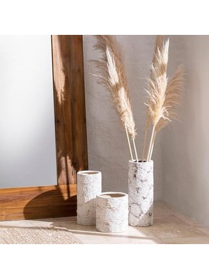 Velora Selmana Çiçeklik S Beyaz/natural