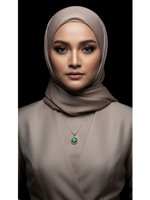 TrendyX Gökyüzü Kolye - Çelik Kolye