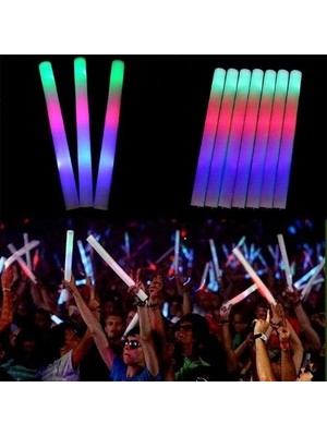 K-Yonlineticaret LED Işıklı Rengarenk Sünger Parti Çubuk
