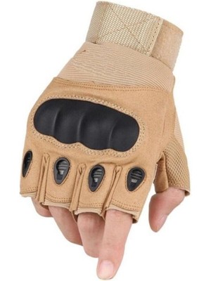 Black Hawk Tactical Askeri Kesik Parmak Kemik Eldiven Operasyon Eldiveni Kum
