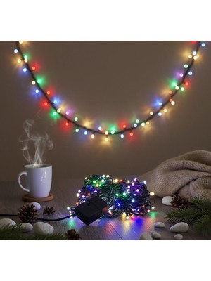 K-Yonlineticaret LED Damla Uçlu Rgb Dekoratif Işık 10 Metre 100