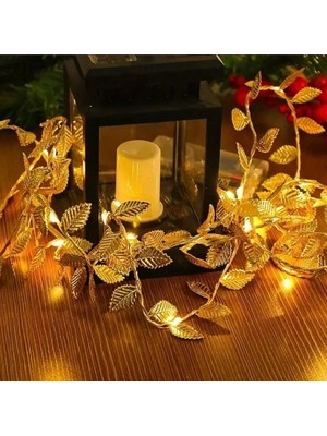 K-Yonlineticaret 3 Metre Yaldızlı Gold LED Işık