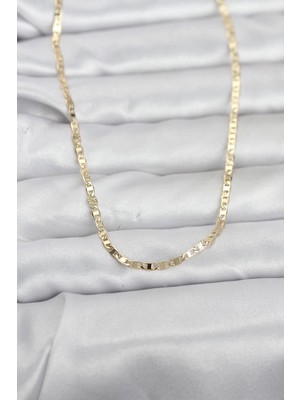 K-Yonlineticaret cm 14K Gold Renk Zincir Model 60 cm Kadın Kolye