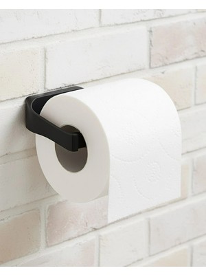 K-Yonlineticaret Siyah Tuvalet Kağıdı Tutucu Mat Kaplama Banyo Peçetelik