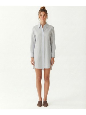 Yargıcı Geniş Gömlek Yaka Uzun Kol Gömlek