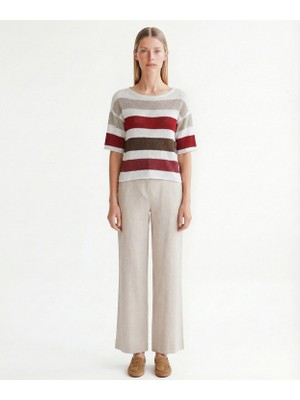 Yargıcı Regular Bisiklet Yaka 3/4 Kol Kazak