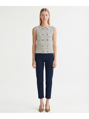 Yargıcı Regular Bisiklet Yaka Kolsuz T-Shirt