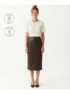 Yargıcı Kalem Yüksek Bel Etek