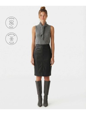 Yargıcı Kalem Yüksek Bel Etek